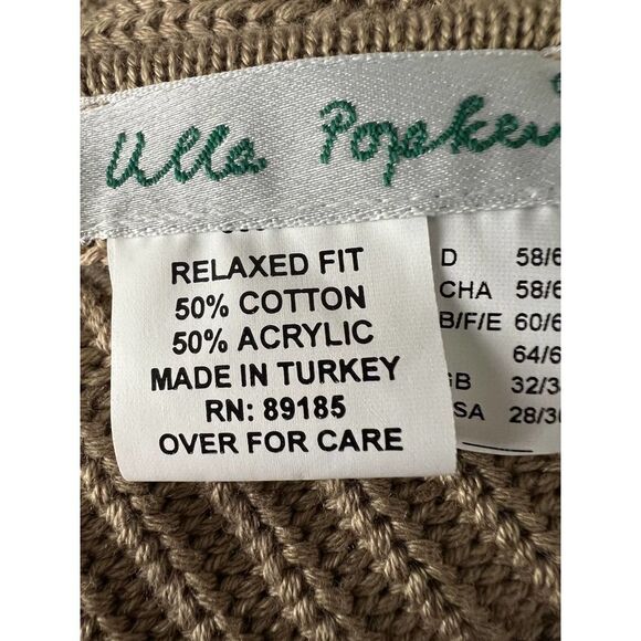 ULLA POPKEN  HEAVY KNIT CASUAL WARM SOFT BLOUSE/CARDIGAN COMBO SIZE 28/30 - Picture 7 of 7